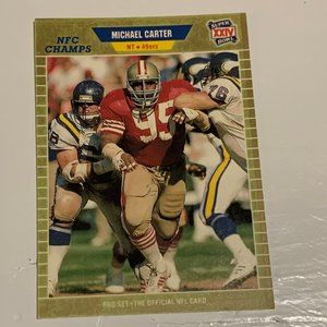 Michael Carter 1989 Pro Set #370 Football Card